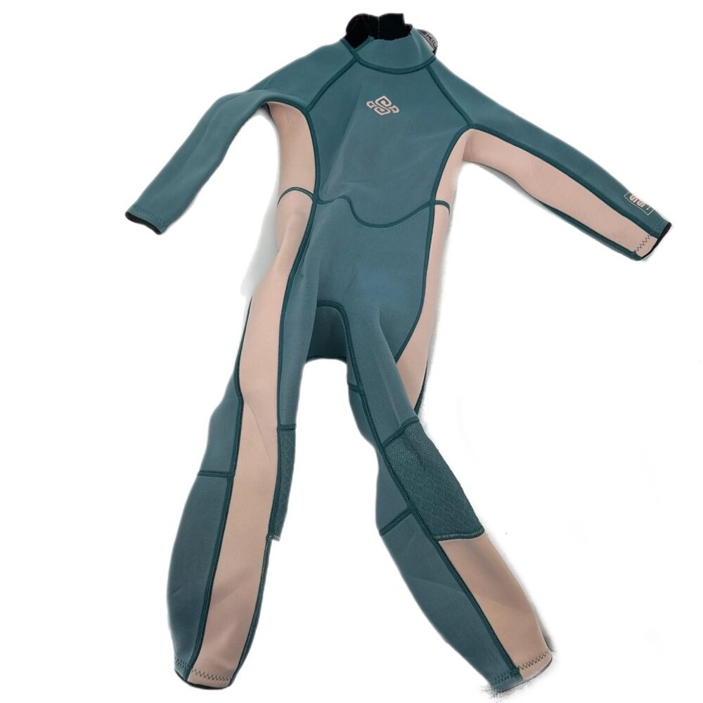 Seaskin Blue Solid Kids Bodysuit | Size 4 Girls